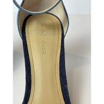 Marc Fisher  Navy Blue Denim Ankle Strap High Heels Size 10‎ Photo 5