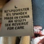 J for Justify Women’s Shirt Dress Gray Floral Buttons Collared Casual Size Large Classic Light Photo 9