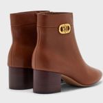 Ralph Lauren Leather Ankle Boots, in Cognac Size 5.5M New in Box $225 Retail Photo 4