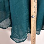 Torrid ladies dark green babydoll chiffon sheer blouse size 3x festival cute Photo 7