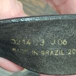 Cole Haan Wood Rope Leather Crisscross Heel Mule Size 7.5M Photo 9