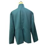 Old Navy Teal mock neck double breasted pea coat Photo 2