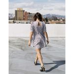 THE KORNER Floral Mini Dress Small Multicolor Gardencore Ruffle Boho Chic Casual Photo 5