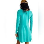 Free People Beach Miles of Henley Mini Dress Blue Size XS Photo 1