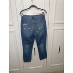 KanCan Women's High Rise‎ Distressed Straight Leg Jeans Size 3/25 Blue Photo 4