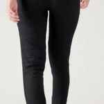 Athleta Cabo Linen Joggers Black Elastic Waist Zipper Pocket Drawstring 2 Petite Photo 1