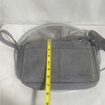 Lucky Brand  Gray Leather Crossbody Bag Adjustable Strap Small Shoulder Purse Photo 3