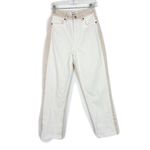 Reformation  Sandy Tonal Reworked High Rise Relaxed Straight Jeans Size 25 GUC Photo 1