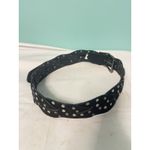 Premium Double Row Grommet Belt 2 Hole Faux Leather Biker Punk Goth 43" Black Photo 2