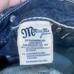 Miss Me  Dark Wash Studded Distressed Straight Leg Jeans | 26 Photo 6