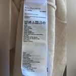 ALLSAINTS Drina Ribbed Asymmetrical Zipper Shoulder Merino Wool Cardigan. Photo 12