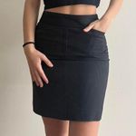 Black Mini Skirt Business Casual 28” Size 4 Photo 0