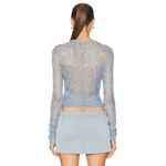 SER.O.YA Parley Crochet Top in Sky Blue XS Photo 2