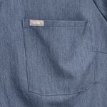 FIGS Fig Caterina One Pocket Short Sleeve Scrub Top Women’s Size 3XL in Blue-Gray Photo 3