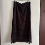 MINGA LONDON | Cherry Cola Mesh Cherry Print Midi Skirt | Medium Black Photo 1