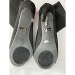 Cape Robbin Womans  Elnora 11 Black Mesh Fabric Pullon Peep Toe Heel Ankle Boots Photo 7