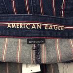 American Eagle  hi rise striped super stretch mini skirt size 12 Photo 10