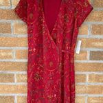 emanuel ungaro silk dress sz 14 Red Photo 1
