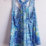 Lilly Pulitzer Cordelia Racerback Tank Top In Blue Crush After Party Photo 5