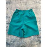 Vintage David Smith Teal Embroidered Floral Strawberry Shorts Size 6 Blue Photo 4