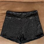 Soprano  Black Sequin Shorts Small Photo 1