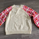 Bunulu embroidered floral sweater White Size M Photo 0