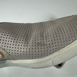 Vince Blair Perforated Gray Leather Slip On Shoes Size 6.5 Photo 4