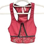 One Teaspoon  Wine Red Mesh Lace Bralette Size Small NWOT Casual Loungewear Bra Photo 6