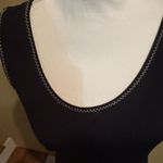 J Jill women dress black stretch slinky travel sleeveless‎ tank shift Medium Photo 4