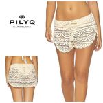PilyQ New.  ivory lace coverup shorts. Retails $144.  XS/S Photo 1