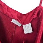 Cacique Vintage  Red Lingerie Satin Romper Sz M Photo 1