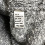 James Perse 3 Sweater Womens Gray Merino Sleeveless Funnel Neck Marled Knit Photo 8