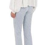 Ulla Johnson Tie Waist Railroad Stripe Jeans Photo 1