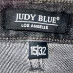 Judy Blue  Washed Out Black Grey Distressed Cut Off Skinny Fit  Jeans 15/32. NWOT Photo 1