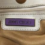 Jimmy Choo  large satchel cream color with gold hardware Photo 7