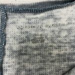 American Eagle lightweight waffle print distressed vneck grey & white sz S Photo 10