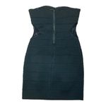 Dainty Hooligan  women's medium black lace cutout bandaid body con dress goth pun Photo 3