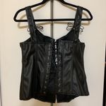 Vintage lace up boned bustier set Size 2X Photo 5