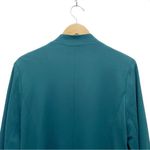 Chico's NWT Chico’s Long Sleeve Ponte Zip Pocket Jacket Goddess Green Size 2 | Large NEW Photo 4
