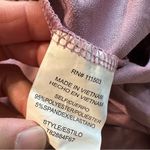 AUW  women's medium purple v-neck blouse Photo 2