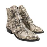 Steven By Steve Madden Steven New York Harmon Snakeskin Design Booties EUC $150 Size 8.5 S3151 Photo 3