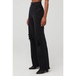 Show Me Your Mumu 90s Straight Jeans Black Denim 25 NWT Photo 7