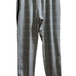 Walter Baker  Gray Glen Chek Black Tuxedo Stripe Jogger Size Medium Photo 0