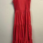 Anthropologie Carolina K Seashells Seahorses Smocked Back Kuna Maxi Dress XS Photo 4