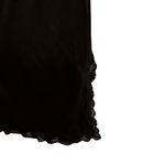 Vtg Komar Black Slip Dress Silky Lace Trim Side Slit Dress Sz 36 Average Photo 7