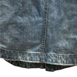 Denim coat 3/4 length sleeves Sz Medium Blue Photo 4