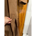 Women’s MATTEAU Organic Cotton Lagenlook Channel Shirtdress In Cinnamon Size 10 Brown Photo 2