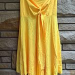 Venus swimwear Push Up convertible Swim Skirt Dress Coverup Yellow small Photo 1