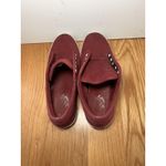 Vans Shoes Womens Size 6.5 Burgundy Canvas Low Top Skate Sneakers Casual Photo 6