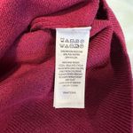 Tahari  Magenta Cardigan Jeweled Buttons. Thick Stretch. V Neck. Long Sleeve. XS Photo 5